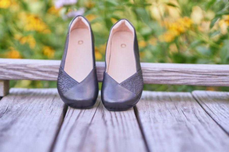 Xero Black Phoenix Leather Dress Flat (Women)