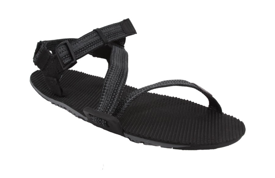 Coal Black/Black Xero Naboso Trail Sport Sandal-Women
