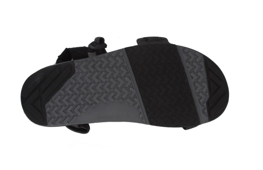 Naboso Trail Sport Sandal-Men Xero Coal Black/Black