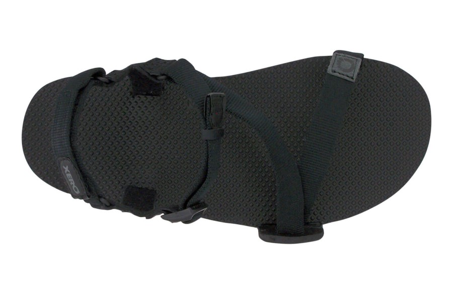 Naboso Trail Sport Sandal-Men Xero Coal Black/Black