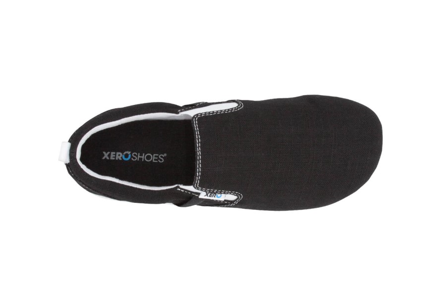 Black Aptos-The Casual Hemp Canvas Slip-On-Women's Xero