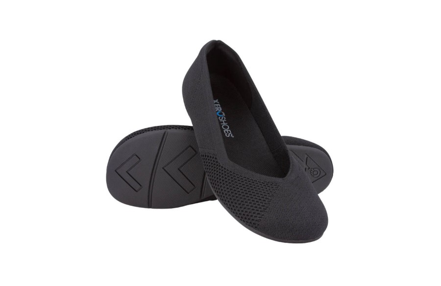 Black Xero Phoenix Knit-Women's Casual Flat