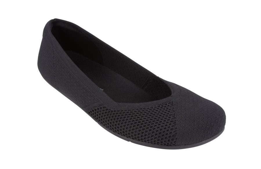 Black Xero Phoenix Knit-Women's Casual Flat