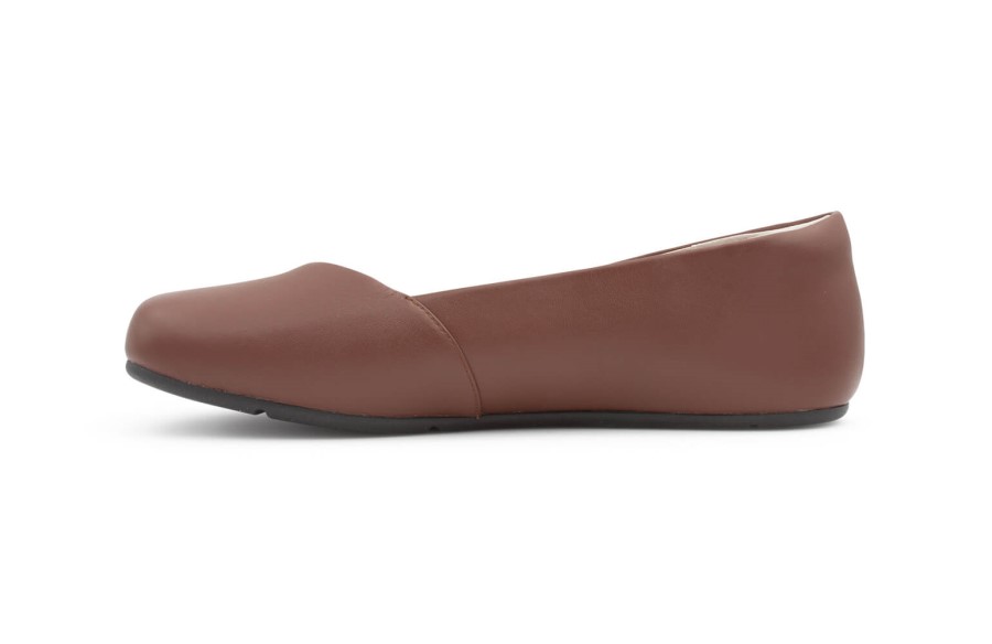 Brown Phoenix Leather-Women's Dressy Flat Xero