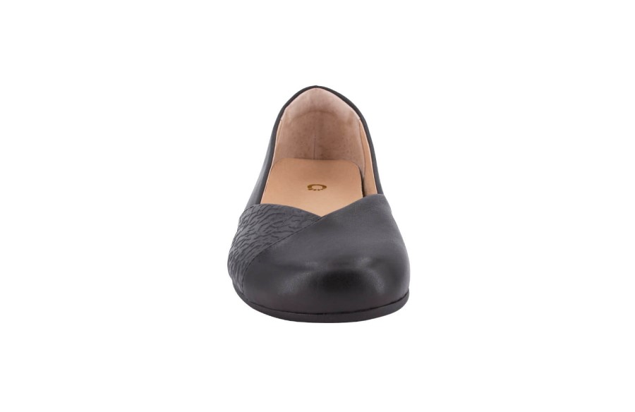 Phoenix Leather-Women's Dressy Flat Xero Black