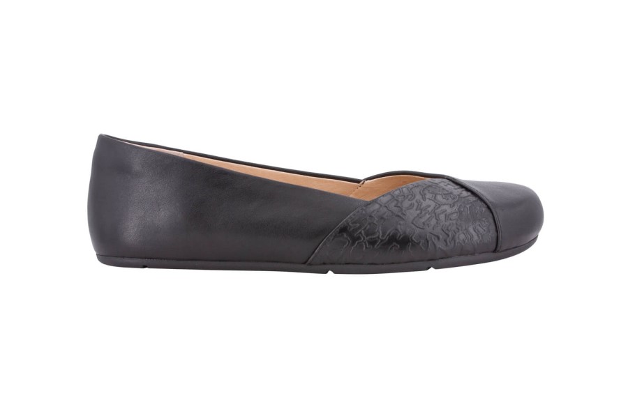 Phoenix Leather-Women's Dressy Flat Xero Black
