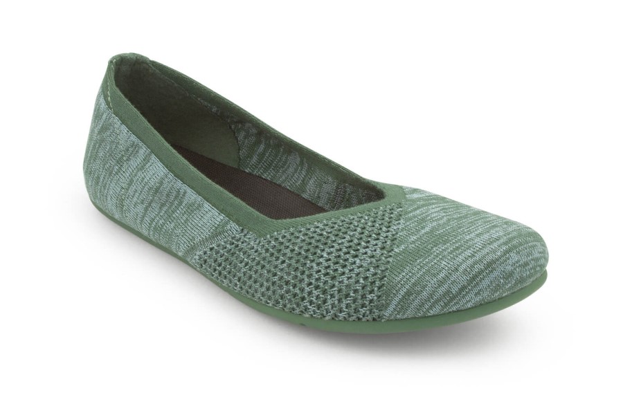 Phoenix Knit-Women's Casual Flat Multi-Green Xero