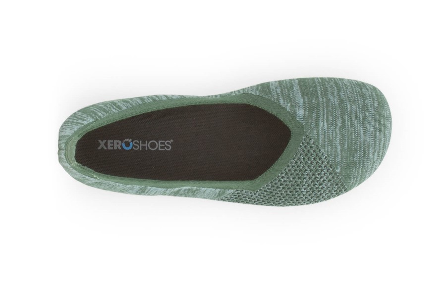 Phoenix Knit-Women's Casual Flat Multi-Green Xero