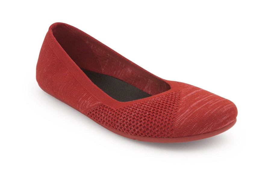 Red Phoenix Knit-Women's Casual Flat Xero